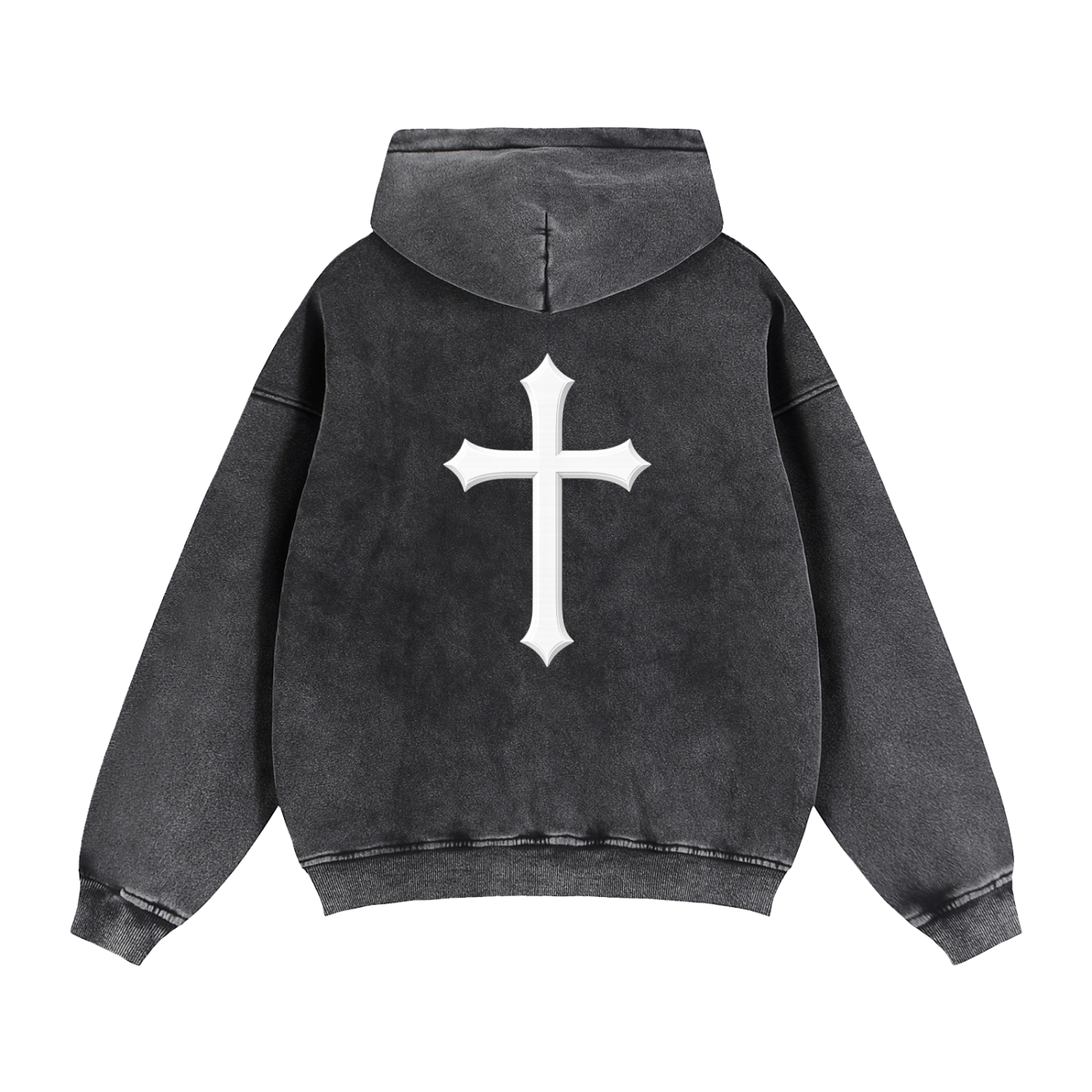 H.I.R. Zip-Through Boxy Fleece Hoodie