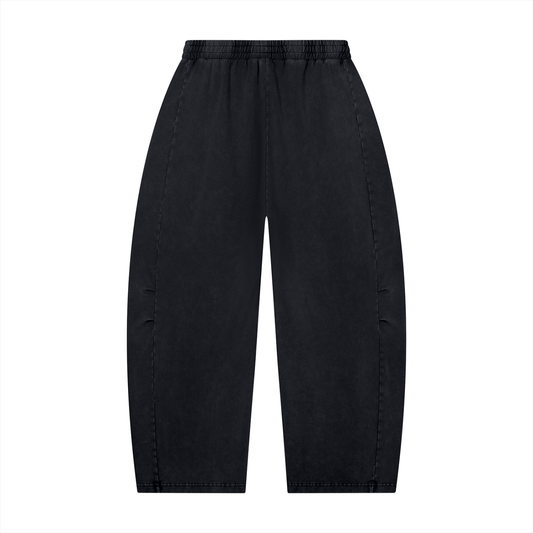 H.I.R. Mineral Wash Barrel Leg Pants
