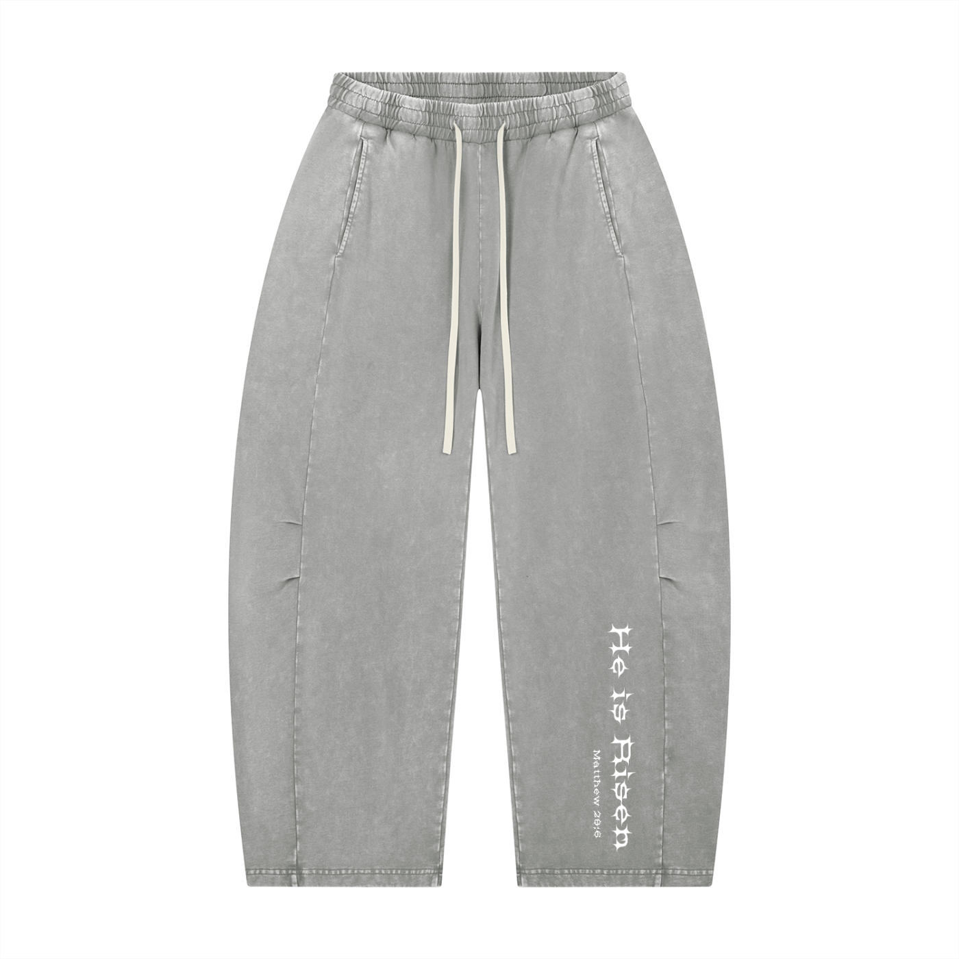 H.I.R. Mineral Wash Barrel Leg Pants