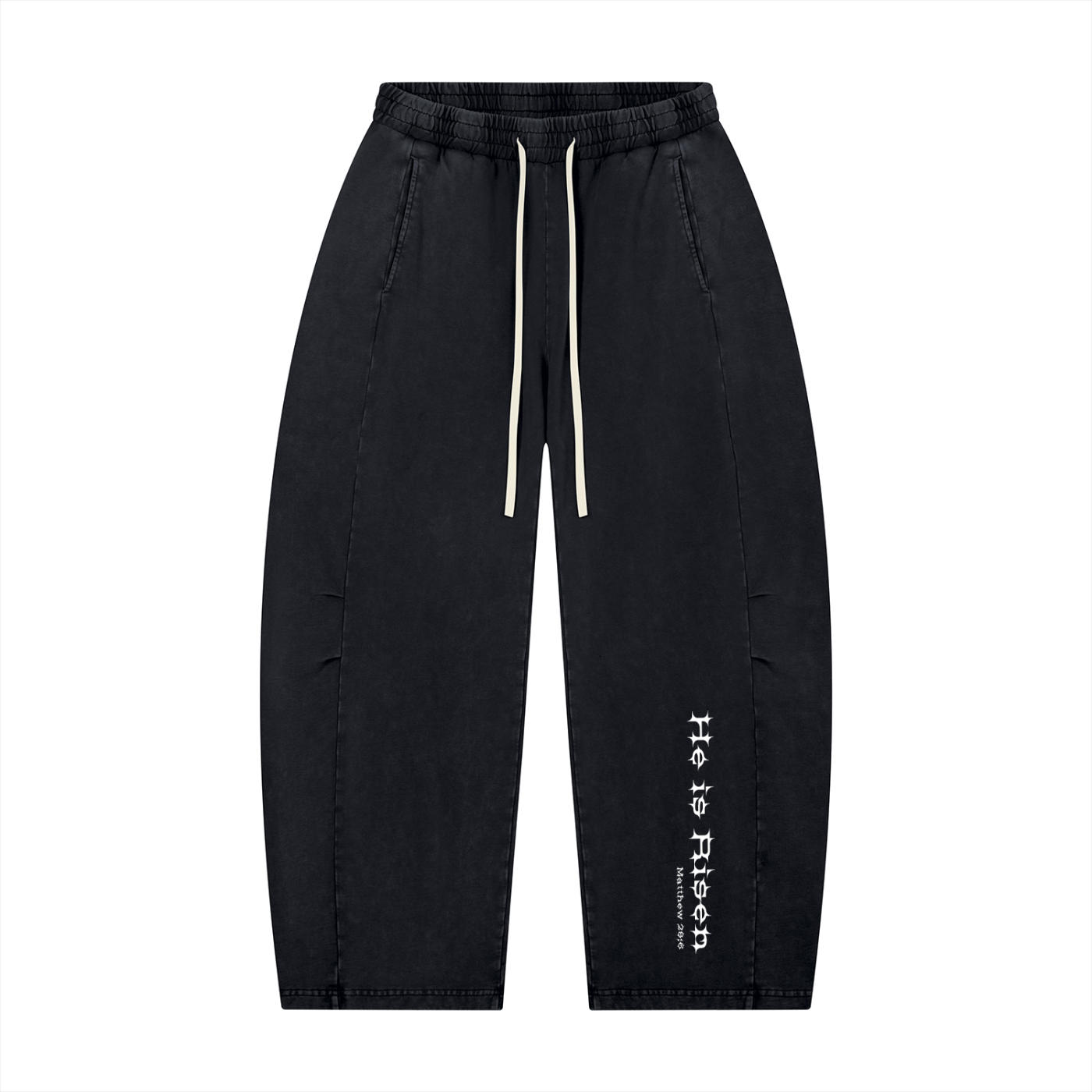 H.I.R. Mineral Wash Barrel Leg Pants