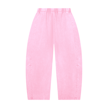 H.I.R. Mineral Wash Barrel Leg Pants