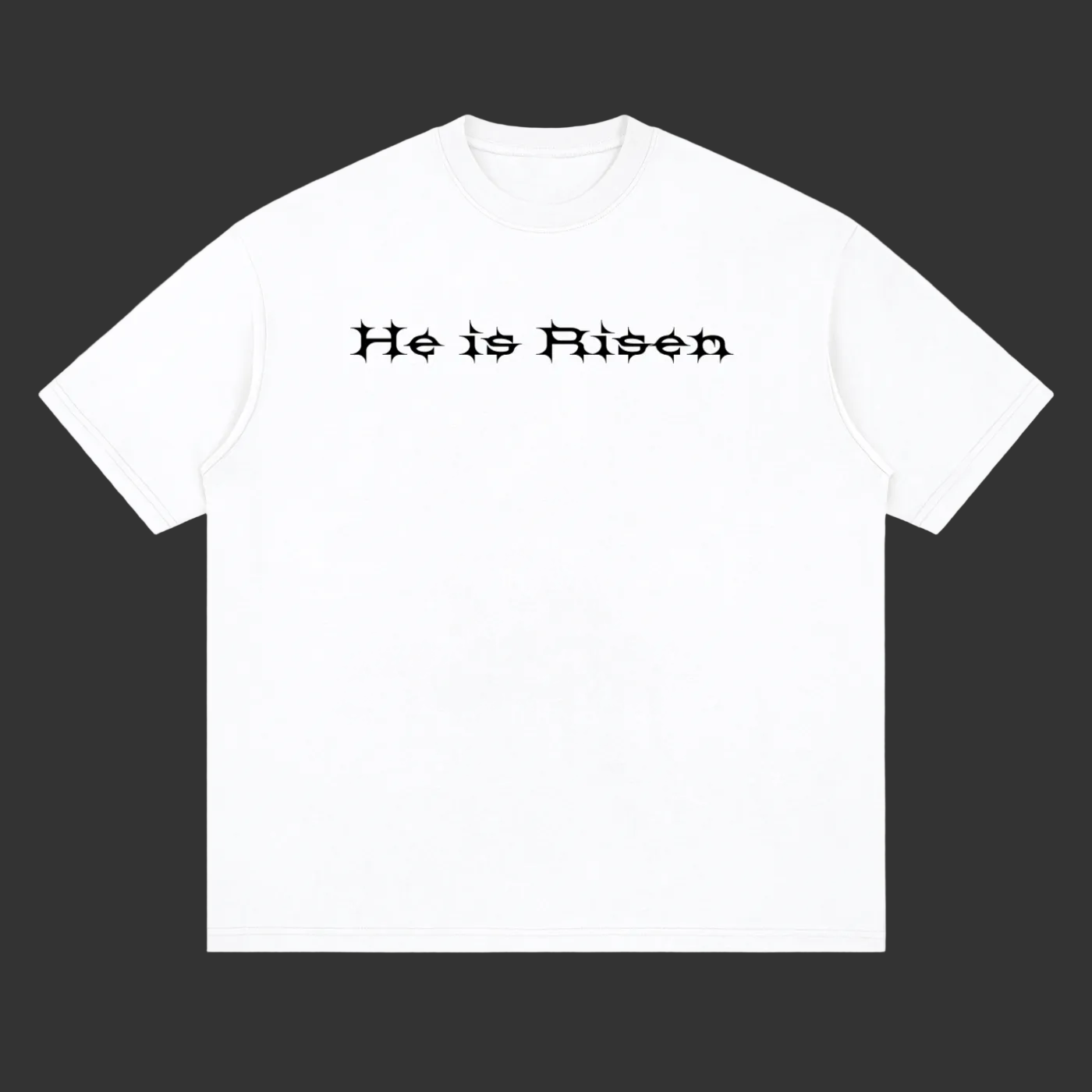 H.I.R.  Cotton Loose Drop Shoulder T-Shirt