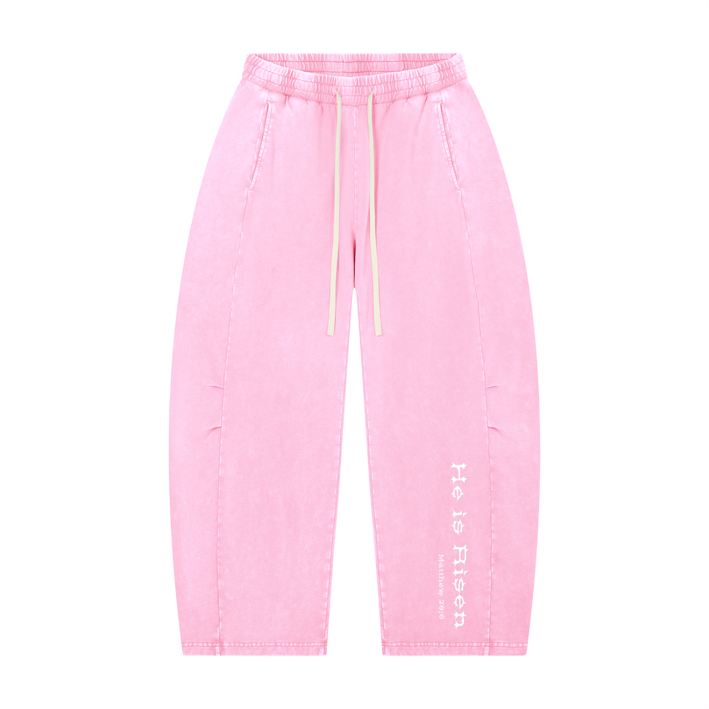 H.I.R. Mineral Wash Barrel Leg Pants