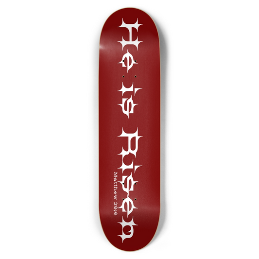 H.I.R. - Red Skate Deck 8.5